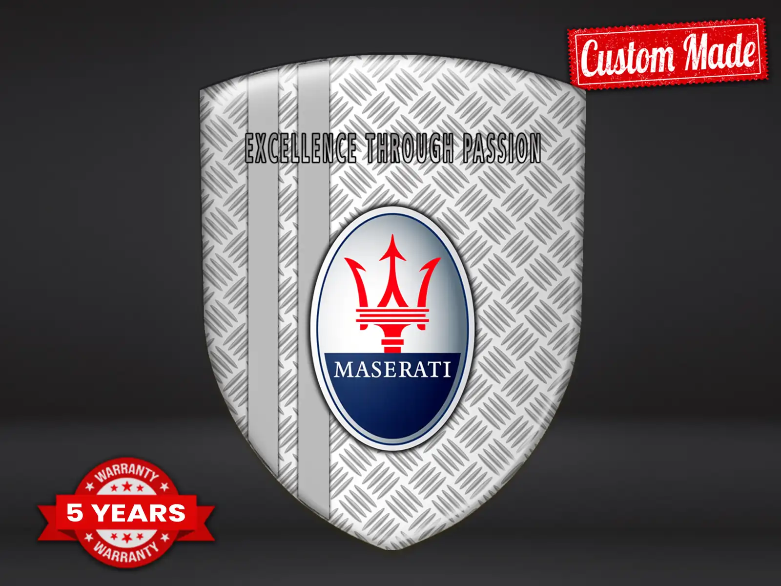 Maserati Adesivi Vinile Auto su Misura Resistenti Sportivi Lusso